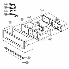 Part Location Diagram of EAD34822981 LG HARNESS,SINGLE