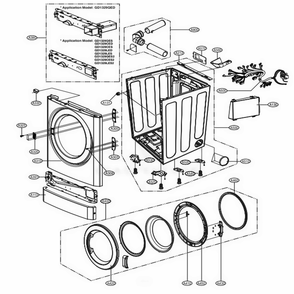 Part Location Diagram of EBR64583706 LG PCB ASSEMBLY,MAIN