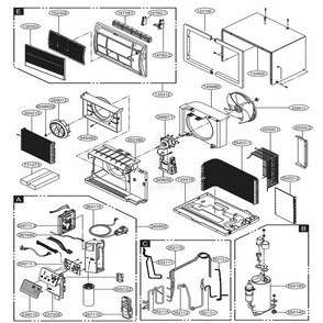 Part Location Diagram of ABQ74404911 LG CASE ASSEMBLY,CONTROL