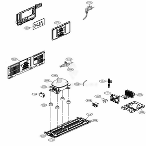 Main 3 Diagram and Parts List for LBNC12231W ASWCNA0 LG Refrigerator