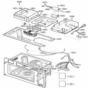 Interior Parts 2 Diagram and Parts List for AMV6177AAS ASBEAMA LG Range