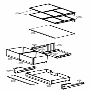 Refrigerator Parts Diagram and Parts List for 75075 ASTCSE0 LG Refrigerator