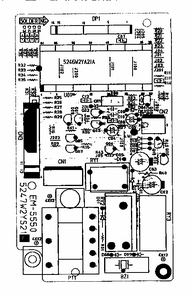 Power And Control Circuit Board Diagram and Parts List for 7218912091  Kenmore Microwave