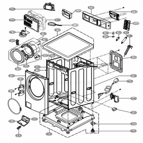 Part Location Diagram of MEA61973301 LG GUIDE,COVER