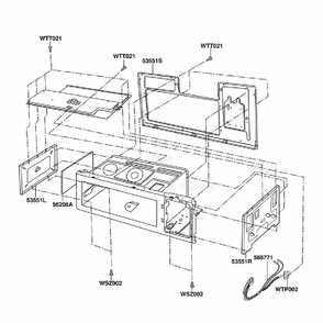 Interior Parts 3 Diagram and Parts List for JMV9118AAB ABKEJEN LG Range