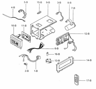 Cabinet Parts Diagram and Parts List for 58071184100  Kenmore Air Conditioner
