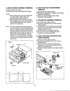 Service Information Page 4 Diagram and Parts List for MA-972MW  LG Microwave