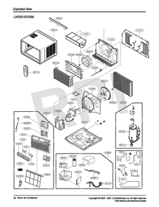 Part Location Diagram of AEB76289915 LG GRILLE ASSEMBLY,FRONT