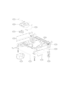 Base Assembly Parts Diagram and Parts List for LDF8764ST  LG Dishwasher