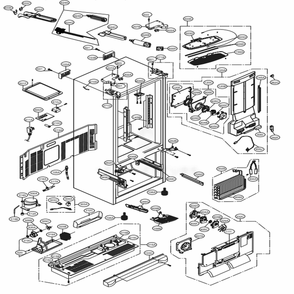 Part Location Diagram of MCK67447708 LG COVER, HINGE