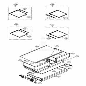Refrigerator Parts Diagram and Parts List for 70355 ASTCSE0 LG Refrigerator
