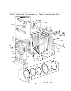 Diagram 2 Diagram and Parts List for GDL1329CED7  LG Dryer