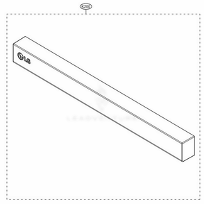 Panel Assembly Diagram and Parts List for LDP6797BM ABMEEUS LG Dishwasher