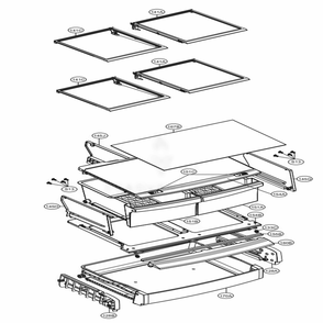 Refrigerator Parts Diagram and Parts List for 71314 ABICSE3 LG Refrigerator