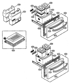 Door Ass Diagram and Parts List for GR-K095  LG Refrigerator