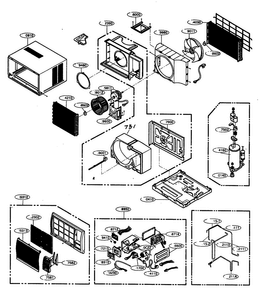 Part Location Diagram of 5416A20012C LG COMPRESSOR