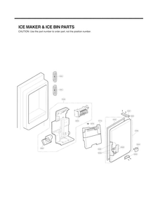 Ice Maker Parts Diagram and Parts List for LFXS30726S 02 LG Refrigerator