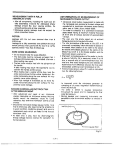 Measuring Micro Energy Leakage Page 2 Diagram and Parts List for MA-870MW  LG Microwave