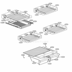 Refrigerator Parts Diagram and Parts List for 79372 ASW1SER LG Refrigerator