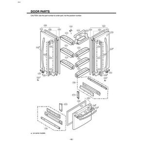 Section 8 Diagram and Parts List for LRFC22750ST ASTCLGY LG Refrigerator