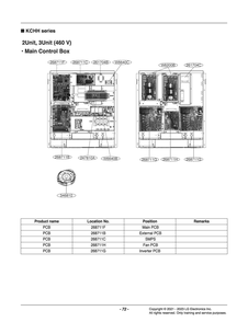 Diagram 7 Diagram and Parts List for ZCHH050HDGC ABEAAAU LG Air Conditioner