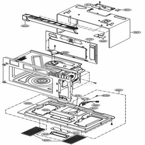 Part Location Diagram of 4810W2T003E LG BRACKET,LAMP