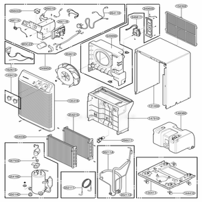 Part Location Diagram of 3041AD2007G LG BASE ASSEMBLY,WELD