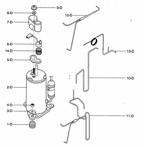 Part Location Diagram of 6750A90012A LG Overload Protect