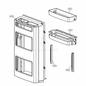 R-Room Home Part Diagram and Parts List for LNXS30996D ASBCNA0 LG Refrigerator