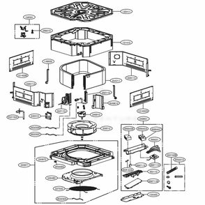 Tn, Tp - High Efficiency Diagram and Parts List for ARNU093TPAA ANWALUS LG Air Conditioner