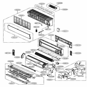 Part Location Diagram of EBR62788301 LG PCB ASSEMBLY,DISPLAY