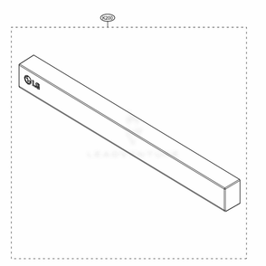Panel Assembly Diagram and Parts List for LDP6797BD ABDEEUS LG Dishwasher
