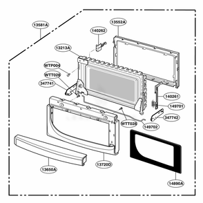 Part Location Diagram of 4B70181A LG Electronic Part,unclassified