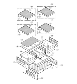 Refrigerator Parts Diagram and Parts List for LFC25776SW 03 LG Refrigerator