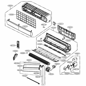 Part Location Diagram of EAU60683704 LG MOTOR ASSEMBLY,DC,STEPPING