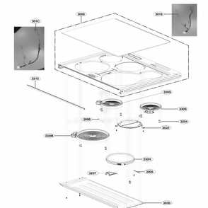 Part Location Diagram of AGU75049006 LG PLATE ASSEMBLY
