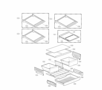 Part Location Diagram of AEC73597504 LG GUIDE ASSEMBLY,RAIL