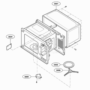 Part Location Diagram of 3112W0U082E LG CASE,U BENDING