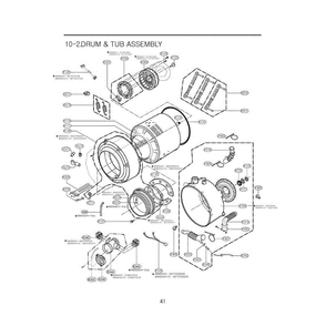Section 2 Diagram and Parts List for WM0642HW ABWEEUS LG Washer