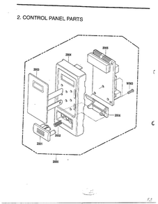 Exploded View And Parts List Page 3 Diagram and Parts List for MA-884M  LG Microwave