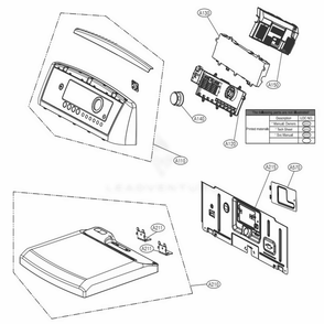 Part Location Diagram of EBR68035204 LG PCB ASSEMBLY,DISPLAY