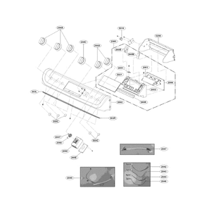 Part Location Diagram of AGL75512511 LG CONTROL PANEL