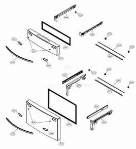 Door Parts 3 Diagram and Parts List for LRMVS3006S ASTCNA0 LG Refrigerator