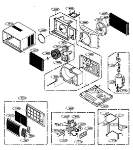 Part Location Diagram of 3041AR1524F LG Base Assembly,Single