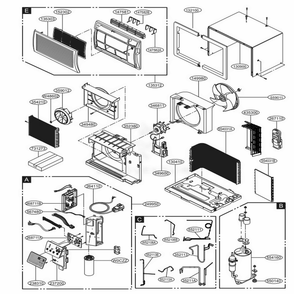 Part Location Diagram of ABQ74404915 LG CASE ASSEMBLY,CONTROL