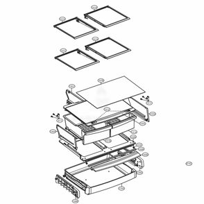 Refrigerator Parts Diagram and Parts List for LFC24786ST ASTCNA1 LG Refrigerator