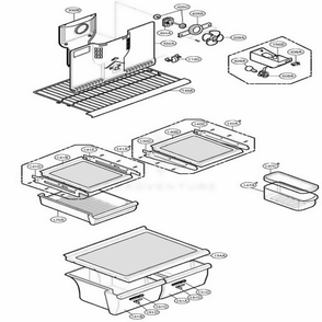 Main Parts 2 Diagram and Parts List for LRTBC2025T ATICLGX LG Refrigerator