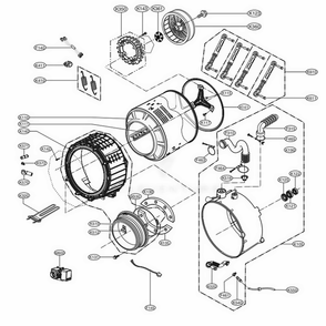 Part Location Diagram of 6877ER1016T LG HARNESS,MULTI