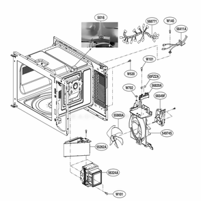 Part Location Diagram of EAD62027818 LG POWER CORD ASSEMBLY