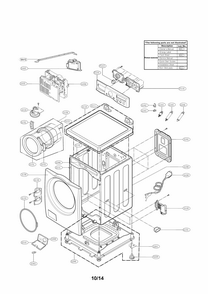 Part Location Diagram of AGL74356205 LG PANEL ASSEMBLY,CONTROL